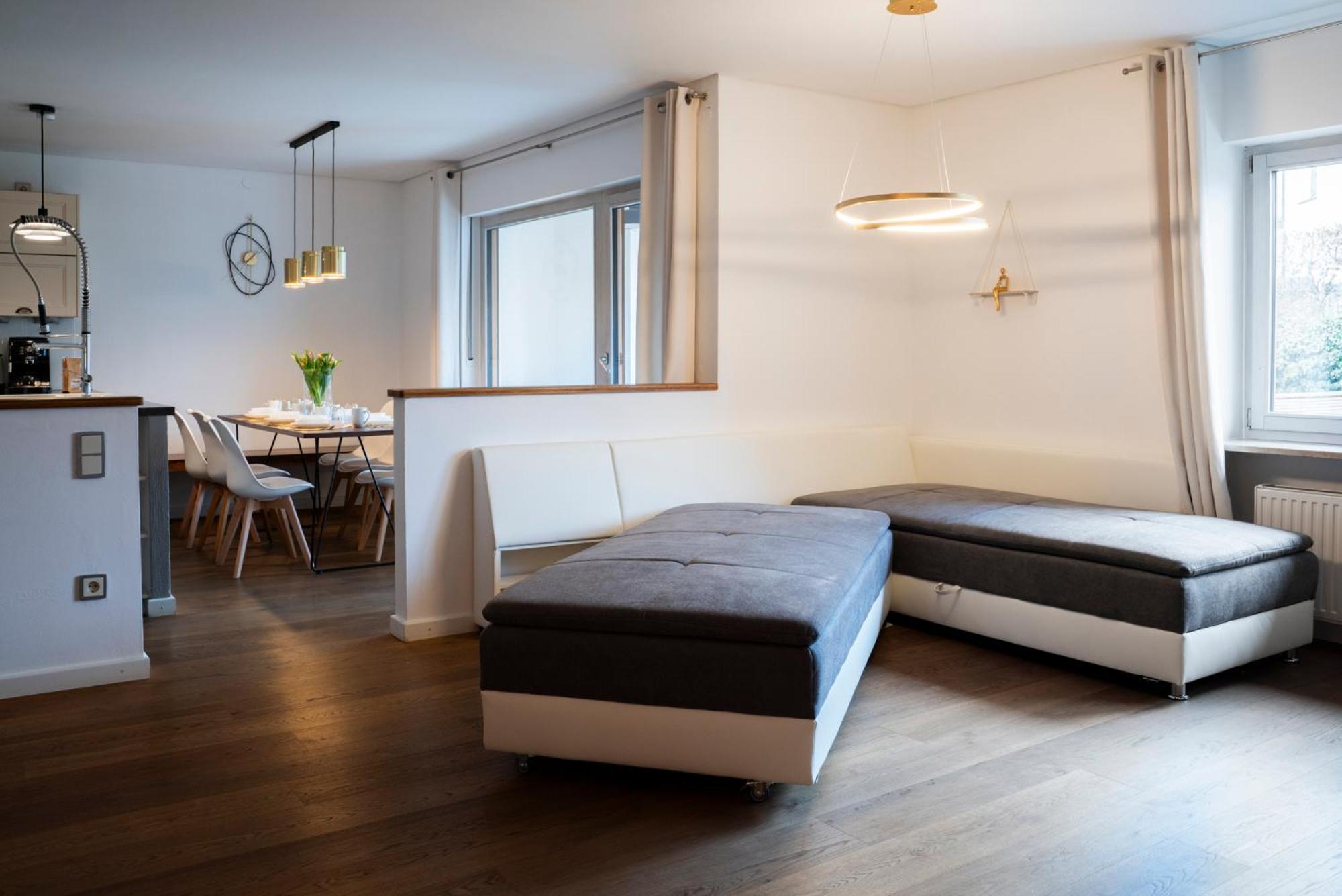 130M2 Loft - Balkon, Smart Tv, Badewanne, Kaffee Apartment Rosenheim Bagian luar foto